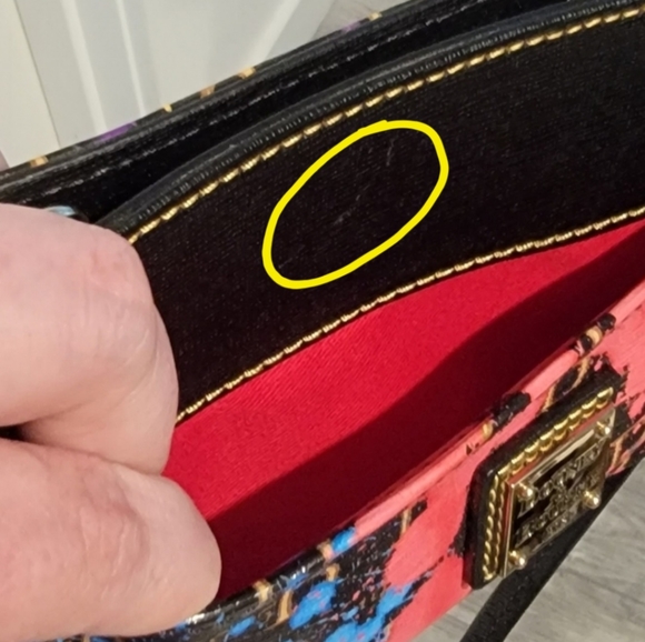 Dooney & Bourke Small Multi-Color Crossbody Purse - Picture 12 of 13